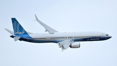 Un Boeing 737-10 Max lors du 54ème Salon international de l'aéronautique et de l'espace de Paris, le 19 juin 2023 à l'aéroport du Bourget (photo d'illustration).