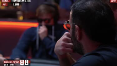 François Pirault en table finale WSOP