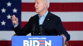 L'ancien vice président et candidat aux futures présidentielles américaines, Joe Biden, lors d'un meeting dans l'Iowa, le 6 décembre 2019