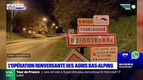 Alpes-de-Haute-Provence: les agriculteurs renversent les panneaux pour dénoncer la politique agricole