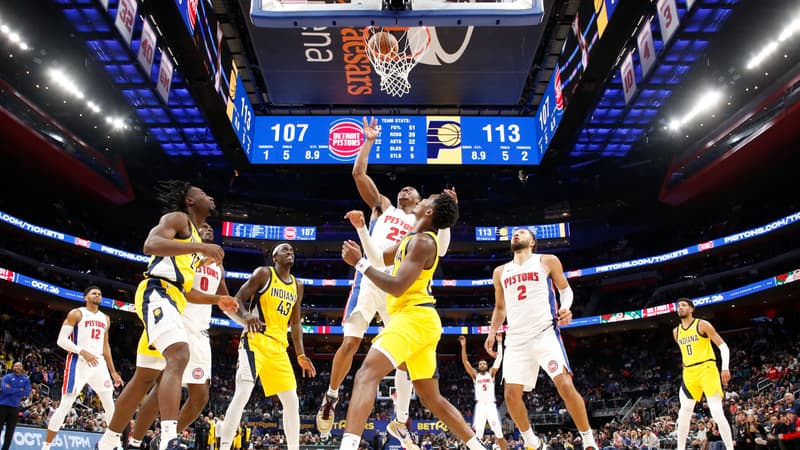 NBA: scène improbable à Detroit, les Pistons se retrouvent... à six joueurs sur le terrain en plein match