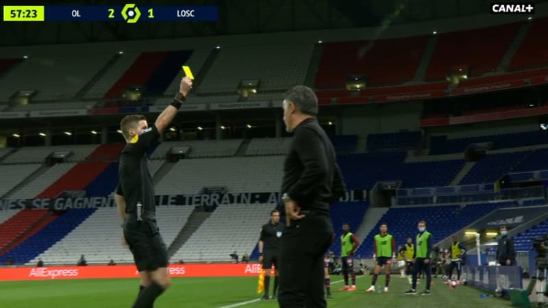 OL-Lille: "Vous êtes prétentieux", Galtier convoque l'arbitre en plein match et se prend un vent