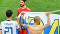 Les Russes célèbrent leur victoire contre l'Espagne au Mondial