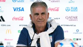 L'entraîneur portugais Carlos Queiroz, sélectionneur de l'Iran à la Coupe du monde 2022, à Doha le 20 novembre 2022