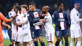 Kylian Mbappé lors de PSG-OL (0-1), le 3 avril 2023