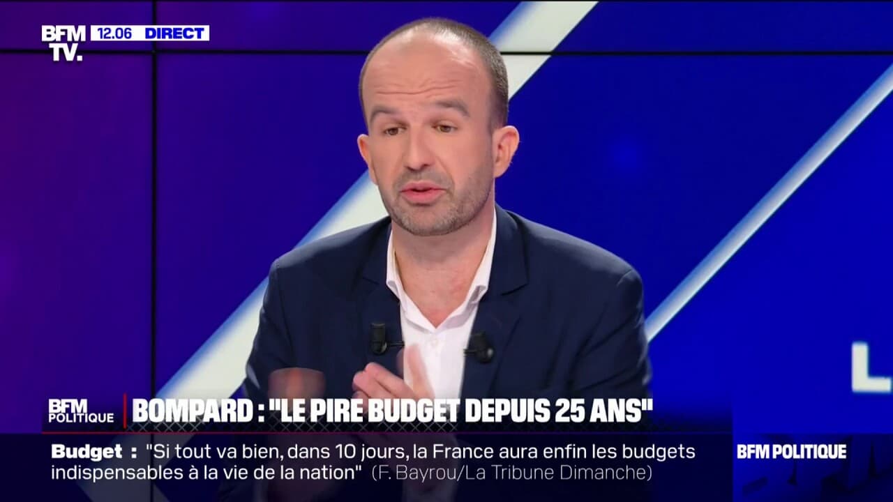 Manuel bompard estime que le budget du gouvernement est le 