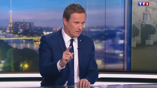 Nicolas Dupont-Aignan au 20h de TF1.