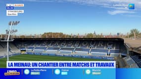 Les travaux du stade de la Meinau avancent, en bonne cohabitation avec les matches du Racing
