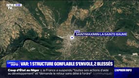 Structure gonflable envolée dans le Var: l'homme et l'enfant blessés sont dans "un état grave et en urgence absolue"