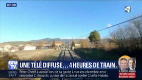 Une télé diffuse quatre heures de train