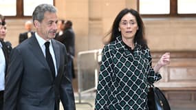 Nicolas Sarkozy et son avocate, Jacqueline Laffont