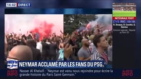 La première rencontre de Neymar avec les ultras du Paris Saint-Germain