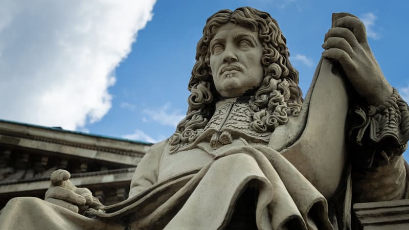 Statue de Jean-Baptiste Colbert devant l'Assemblée nationale (image d'illustration)