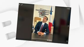 Le ministre des Transports Jean-Baptiste Djabbari s'amuse sur Tik Tok de la longue attente avant le remaniement gouvernemental, le 4 mai 2022