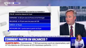 Jean-Baptiste Lemoyne: "À partir de la deuxième quinzaine de juin, ça va être beaucoup plus simple de circuler au sein de l'Union européenne"