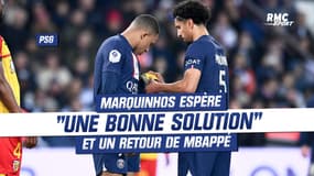 PSG : Marquinhos espère "une bonne solution" pour un retour de Mbappé