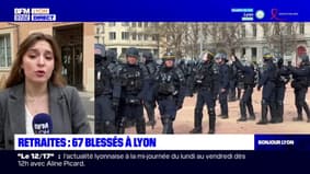 Grève du 23 mars: 67 blessés à Lyon, des tensions dans les rues