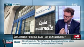 Ecole obligatoire dès 3 ans: est-ce nécessaire? Ca fait débat sur RMC