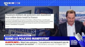 Les images des précédentes manifestations des policiers en France 