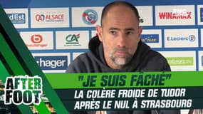 Strasbourg 2-2 OM : "Je suis fâché car on n'a pas gagné", la colère froide de Tudor