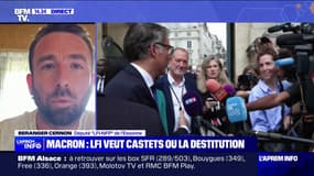 Menace de destitution du président: "Le problème, c'est Emmanuel Macron", affirme Bérenger Cernon, député LFI-NFP de l'Essonne