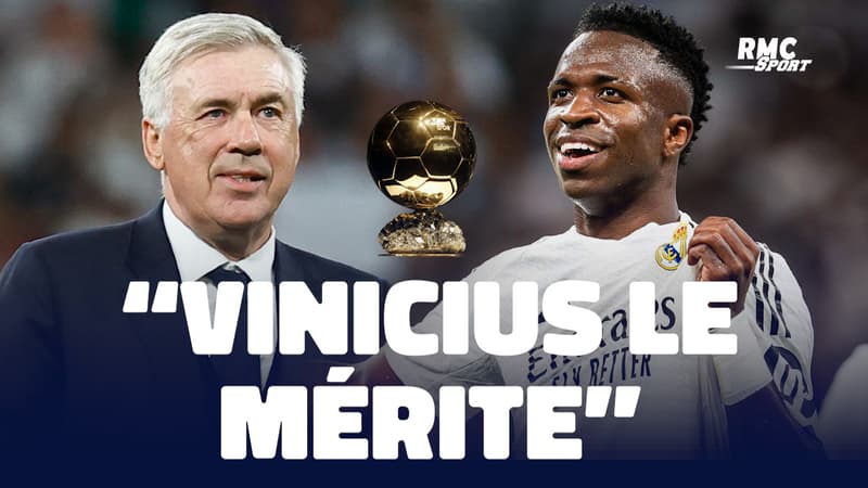 Ballon d'or 2024 : "Je pense que Vinicius le gagnera" Ancelotti donne son favori