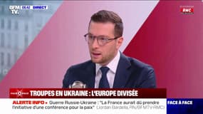 Guerre en Ukraine: "Il ne peut y avoir d'issue à ce conflit par les armes", affirme Jordan Bardella
