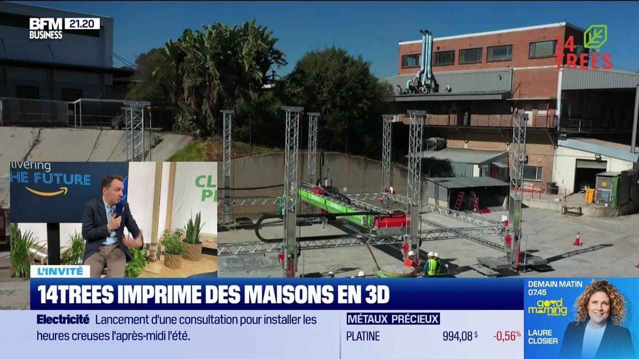 François Perrot (14Trees) 14Trees imprime des maisons en 3D 17/10