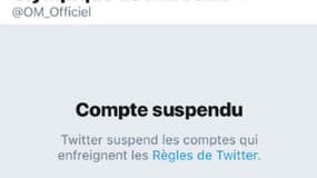Le compte Twitter de l'OM