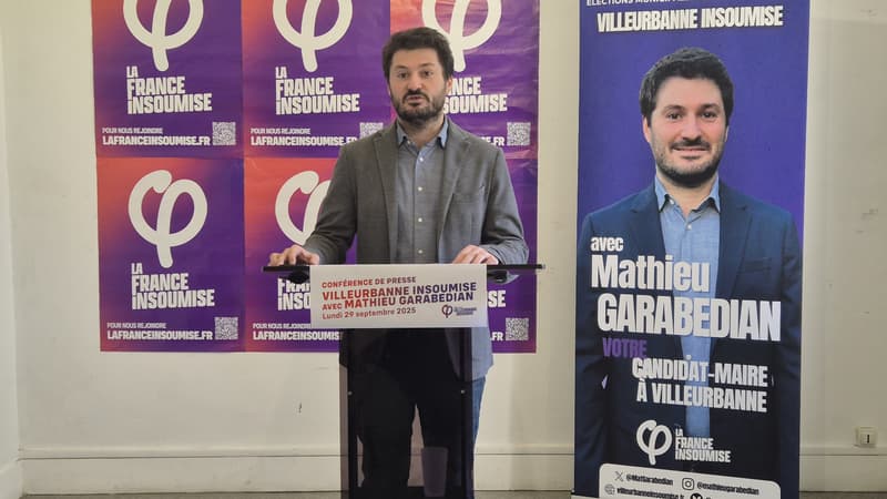 Mathieu Garabédian (LFI) a déclaré sa candidature aux élections municipales villeurbannaises ce lundi 29 septembre.