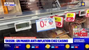Tassin-la-Demi-Lune: un panier anti-inflation au supermarché