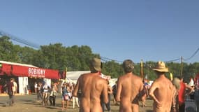 Des naturistes à la fête de l'Humanité en septembre 2016 (photo d'illustration)