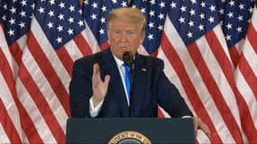 Donald Trump revendique sa victoire à la présidentielle avant même qu'elle ne soit terminée