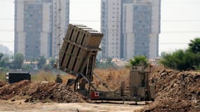 Une batterie antimissiles du Dôme de fer, au sud de Tel Aviv.