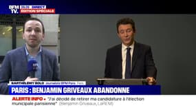 Benjamin Griveaux a annoncé hier soir de lui-même à Emmanuel Macron qu'il allait "retirer" sa candidature
