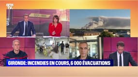Gironde : incendies en cours, 6 000 évacuations - 13/07