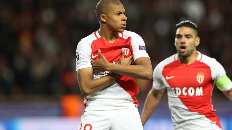 Kylian Mbappé et Radamel Falcao