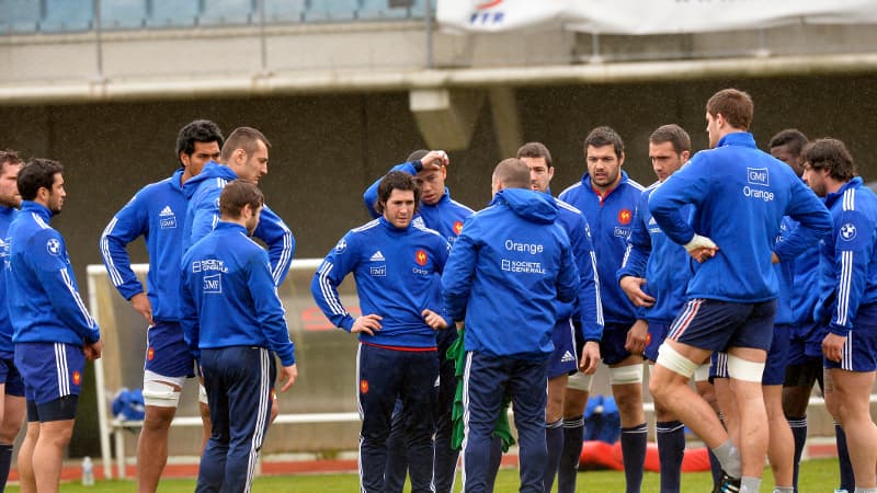 Les Bleus à l'entraînement