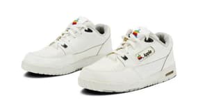Les Omega Sports Apple Computer Sneakers. 