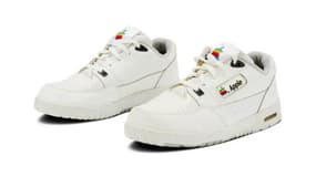 Les Omega Sports Apple Computer Sneakers. 