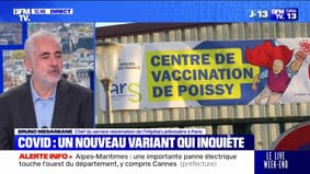 Nouvelle variante Covid: "Le virus circule en France" Explique Bruno Mégarbane, chef du département de réanimation de l'hôpital Lariboiseère de Paris