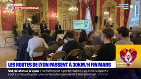 Les routes de Lyon passent à 30km/h fin mars