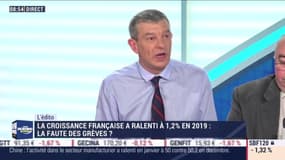 Nicolas Doze : La croissance française a ralenti à 1,2% en 2019, la faute aux grèves ? - 31/01