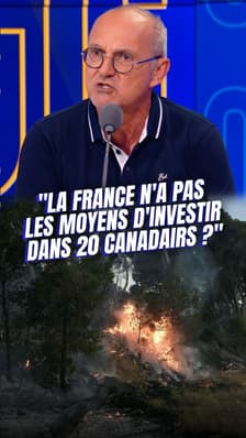 Incendie à Marseille : "On n'a pas les moyens d'investir dans 20 canadairs ?"
