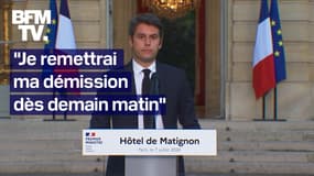  Résultats législatives 2024: la prise de parole de Gabriel Attal en intégralité 