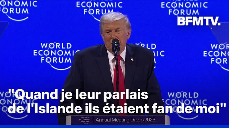 Forum de Davos: Donald Trump confond le Groenland et l'Islande
