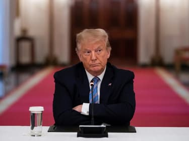 Le président américain Donald Trump à la Maison Blanche, à Washington le 7 juin 2020