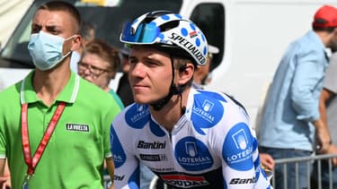 Le coureur belge de la Soudal-Quick Step Remco Evenepoel