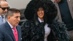 Cardi B se présentant au tribunal pénal du Queens le 10 décembre 2019