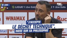  RC Lens : "J'accepte le déchet technique", Haise sur sa philosophie de jeu